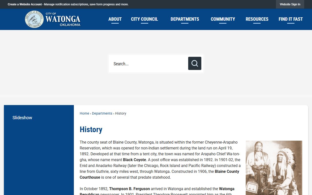 Watonga history tied to Blaine County court records